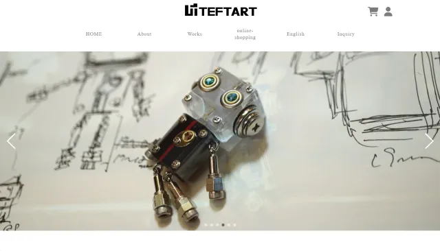 ロボットモチーフのアクセサリーの製造販売(おちゃのこネット)